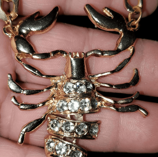 metal detecting finds gold scorpion