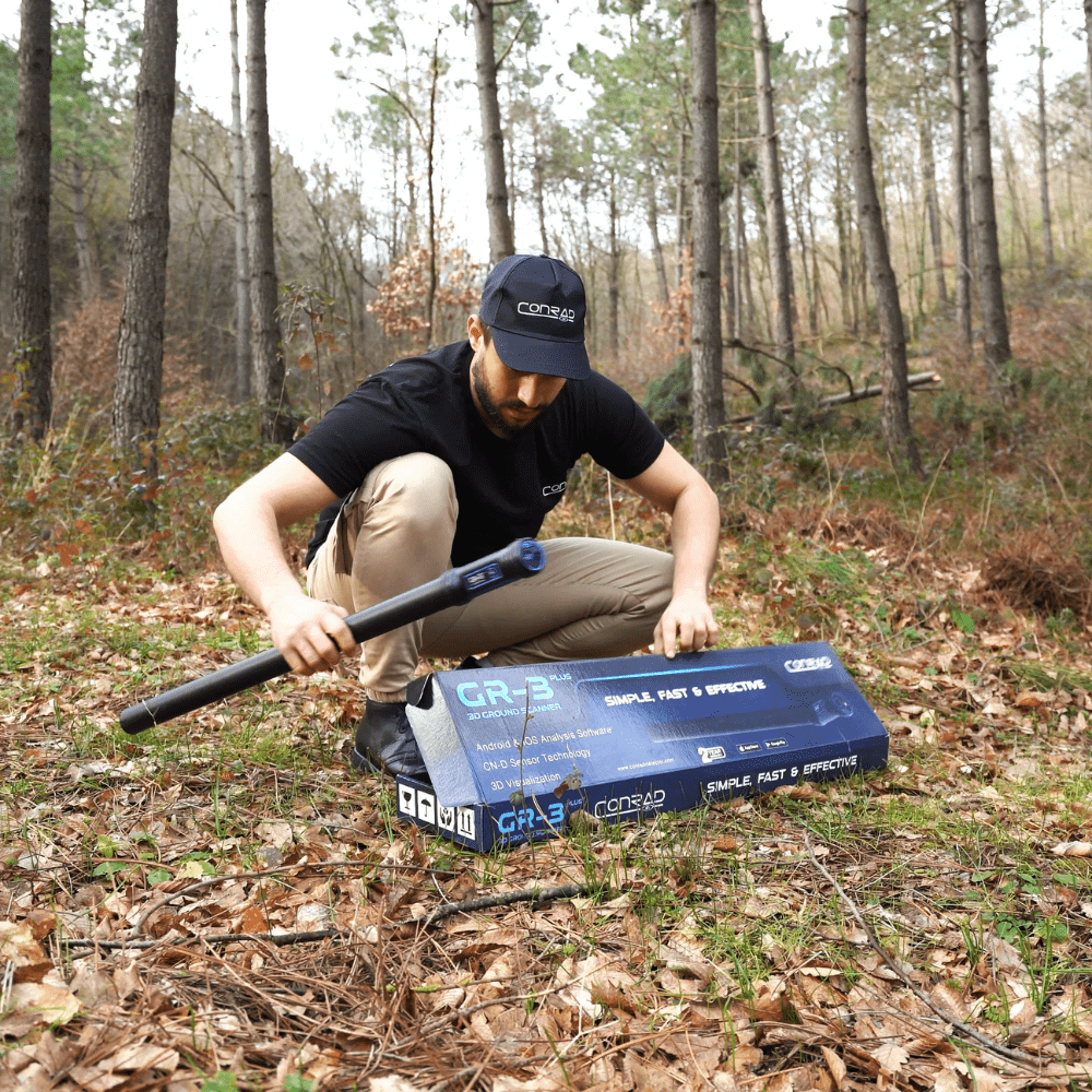 GroundTech Metal Detector GROUNDTECH GR3 Plus Deep Seeking 3D Metal Detector - Dual Sensor