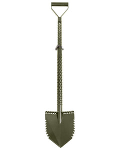 Motley Digging Tools Shovels Green Motley Double Serrated Forest Fox Shovel