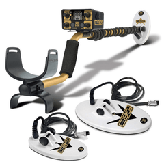 Fisher Metal Detector Fisher Gold Bug 2 Metal Detector with 6.5" and 10" Elliptical Search Coils