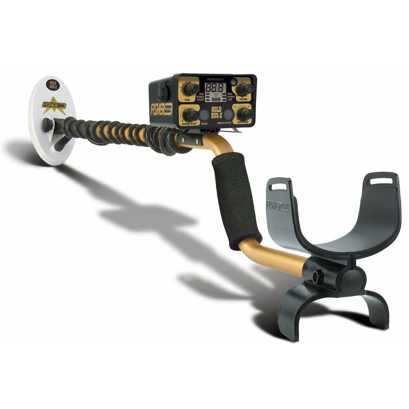 Fisher Metal Detector Fisher Gold Bug 2 Metal Detector with 6.5" Elliptical Search Coil
