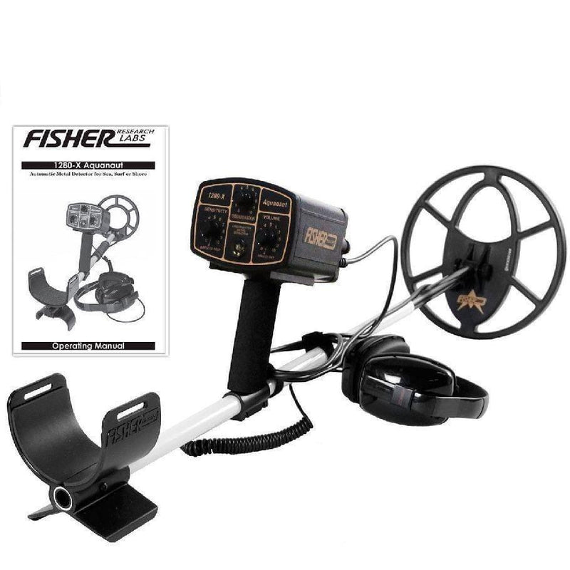 Fisher 1280X Metal Detector with 10