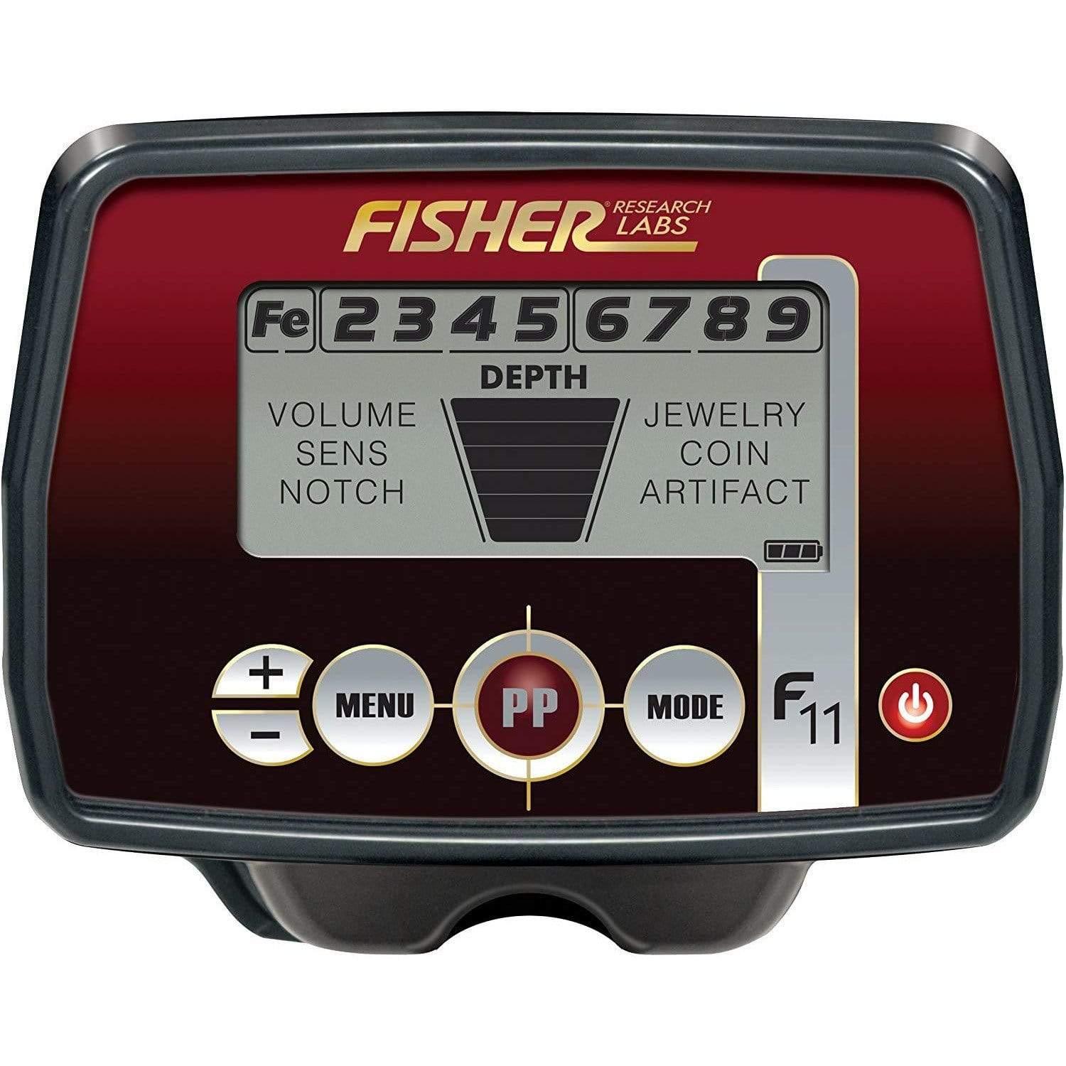 Fisher F11 Metal Detector with 7" DD Coil