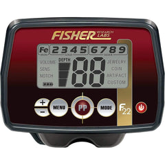 Fisher F22 Metal Detector with 9" Search Coil