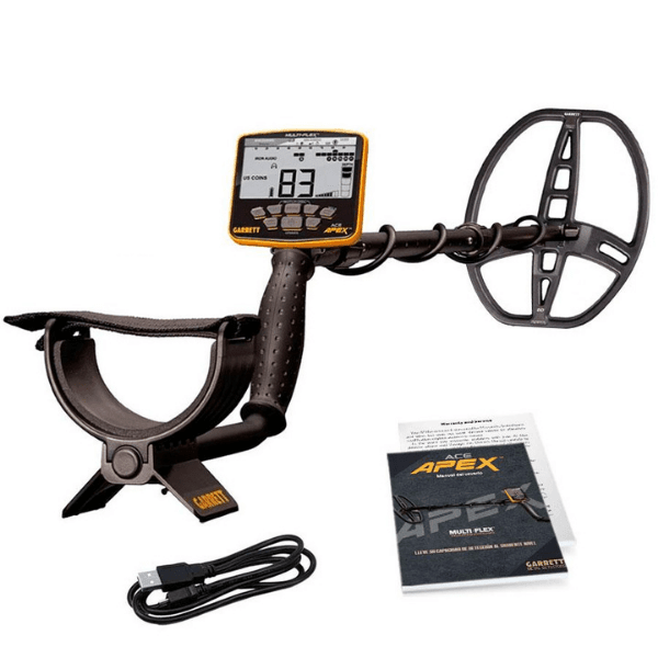 Garrett Metal Detector Garrett ACE APEX Metal Detector with 8.5” x 11” Raider Coil