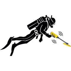 JW Fishers Metal Detector JW Fishers SAR-1 Search and Recovery Underwater Metal Detector with 8" Coil