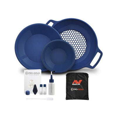 Modern Metal Detectors Gold Pans Minelab Pro-Gold Premium Panning Kit