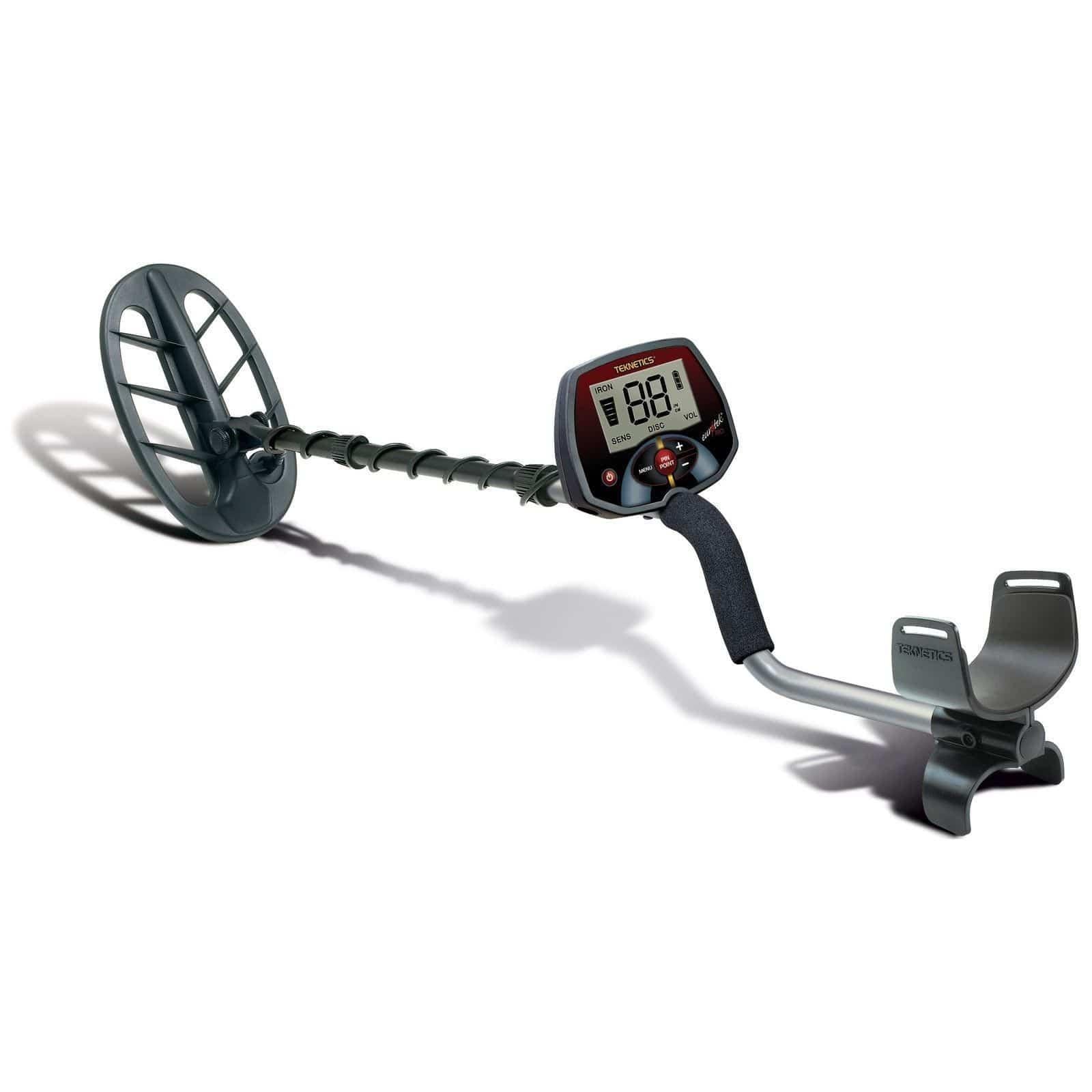 Teknetics Eurotek Pro Metal Detector with 11" DD Double-D Coil & 5 Year Warranty