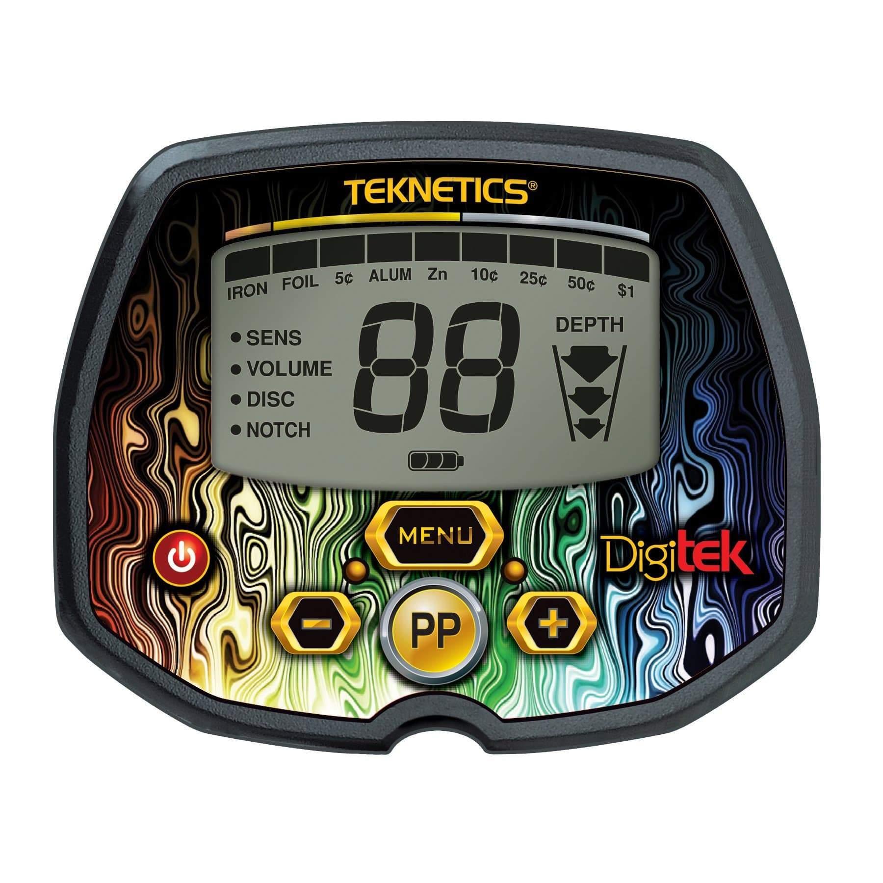 Teknetics Digitek Metal Detector with 7" Coil