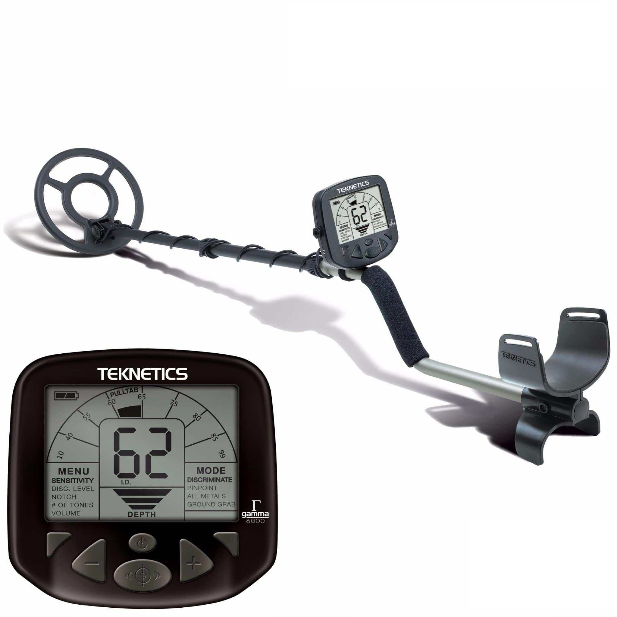 Teknetics Gamma 6000 Metal Detector with 8" Coil