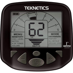 Teknetics Gamma 6000 Metal Detector with 8" Coil