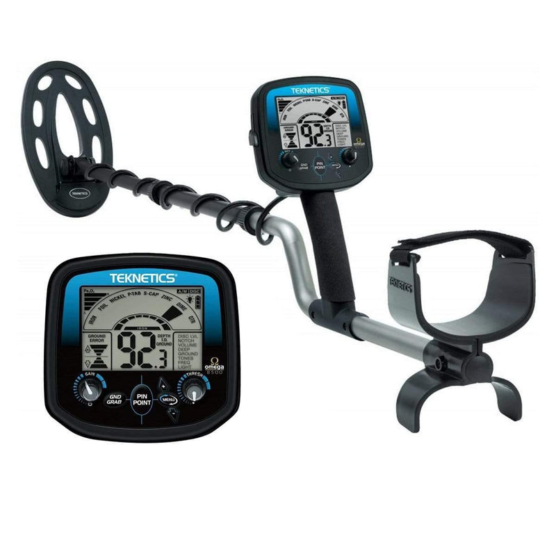 Teknetics Omega 8500 Metal Detector with 10” Coil