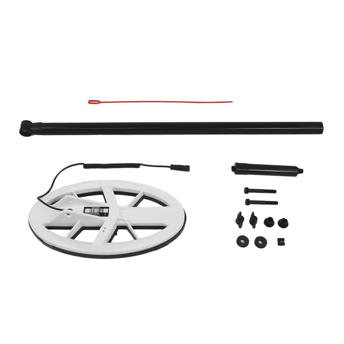 XP Metal Detectors Coils XP Deus 9.5″ x 5″ Elliptical DD HF Search Coil with Cover, Lower Shaft & Parts