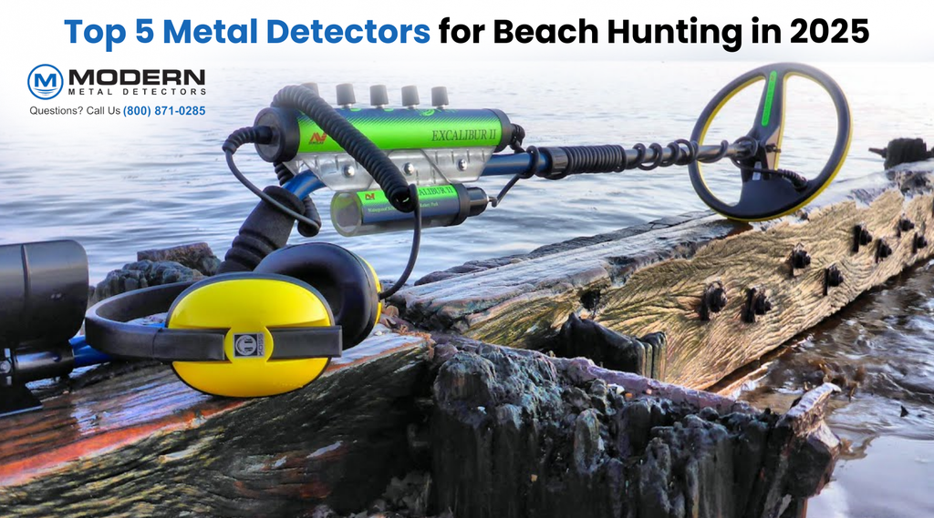 Top 5 Metal Detectors for Beach Hunting in 2025