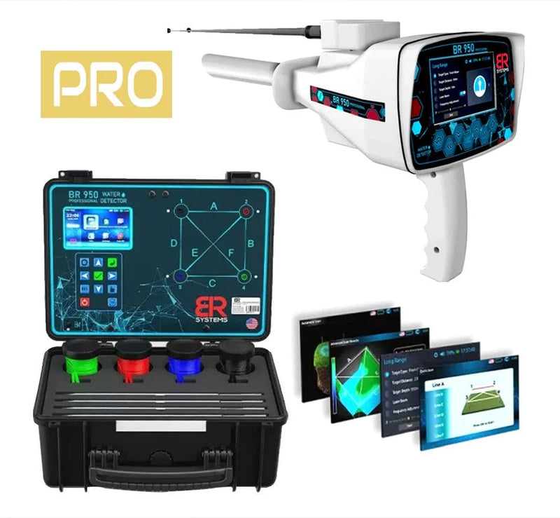 BR Systems Metal Detector BR SYSTEMS 950 Professional Underground Water Detector