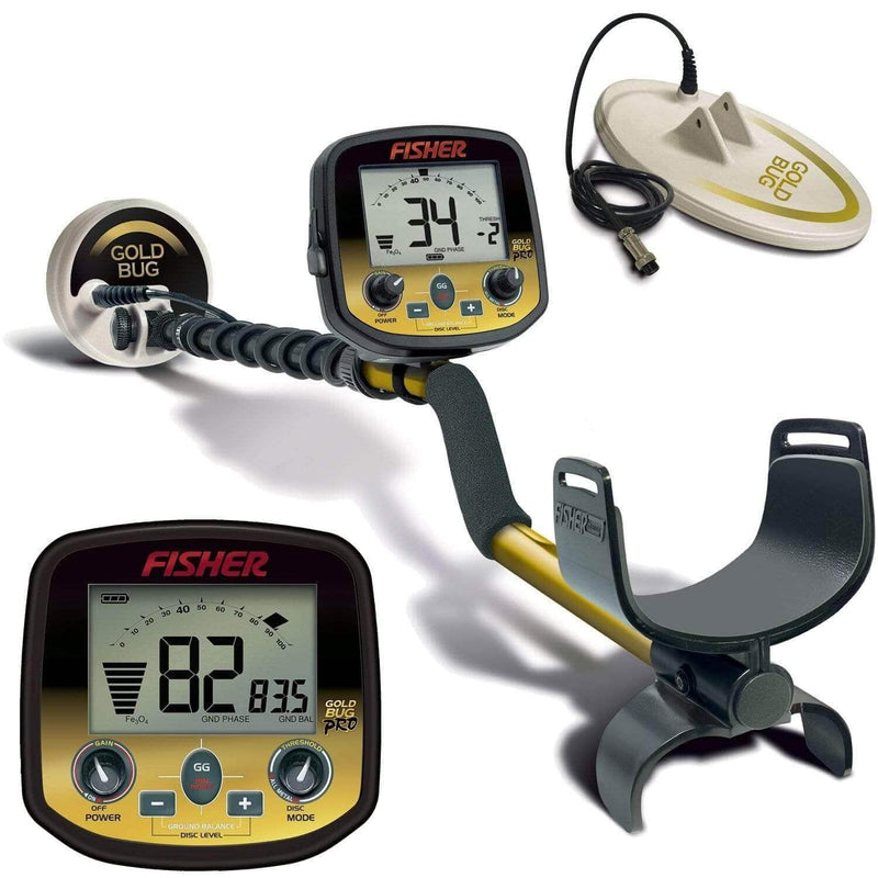 Fisher Metal Detector Fisher Gold Bug Pro Metal Detector with Multi-Coil Pack