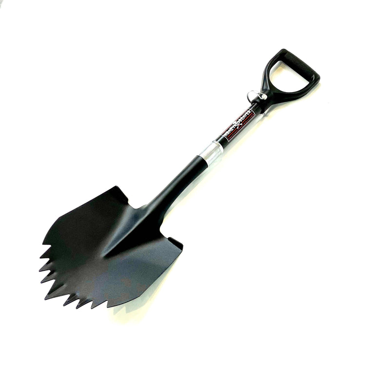 Krazy Beaver Tools Recovery Gear, Camping gear, Shovel, Camping ATV / UTV Krazy Beaver Shorty Shovel (Textured Black Head / Black Handle)