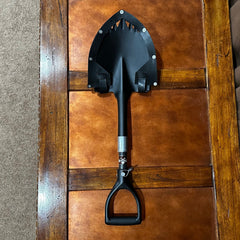 Krazy Beaver Tools Recovery Gear, Camping gear, Shovel, Camping Krazy Beaver Mini Shovel  with guard (Textured Black Head / Black Handle # 45641)