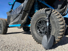 Krazy Beaver Tools Recovery Gear, Camping gear, Shovel, Camping Krazy Beaver Mini Shovel  with guard (Textured Black Head / Black Handle # 45641)