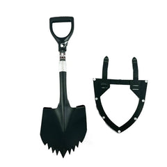 Krazy Beaver Tools Recovery Gear, Camping gear, Shovel, Camping Krazy Beaver Mini Shovel  with guard (Textured Black Head / Black Handle # 45641)