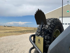 Krazy Beaver Tools Recovery Gear, Camping gear, Shovel, Camping Krazy Beaver Shovel (Black Textured Head / Yellow Handle 45635)