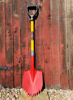 Krazy Beaver Tools Recovery Gear, Camping gear, Shovel, Camping Krazy Beaver Shovel (Textured Red Head / Yellow Handle 45637)