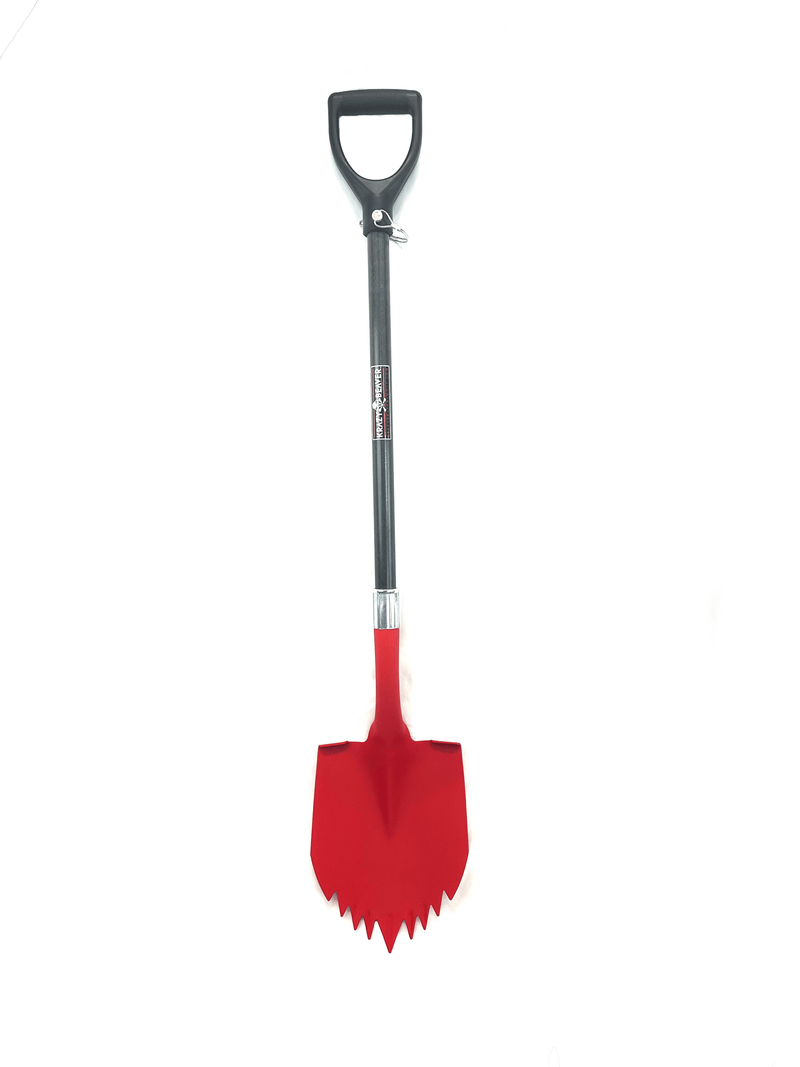 Krazy Beaver Tools Recovery Gear, Camping gear, Shovel, Camping Krazy Beaver Shovel XL (Red Textured Head / Black Handle)