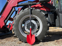 Krazy Beaver Tools Recovery Gear, Camping gear, Shovel, Camping Krazy Beaver Shovel XL (Red Textured Head / Black Handle)
