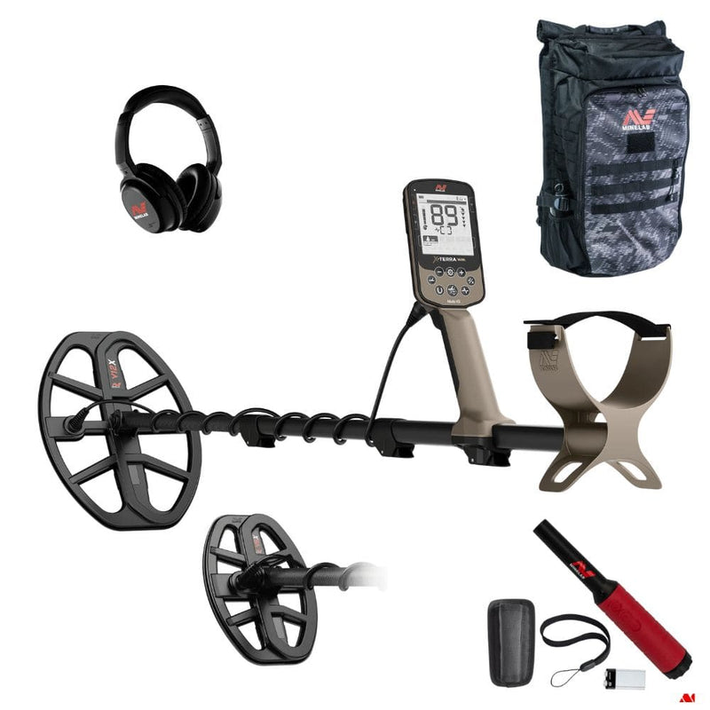 Minelab Metal Detector Minelab X-Terra Elite Expedition Pack Metal Detector - Backpack & Pro-Find 40 Bundle