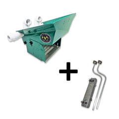 Prospectors Dream Gold Highbanker 12" High Banker Hopper + Rear Leg Mount 12" Highbanker Hopper for Sluice Box | Gold Mining Equipment