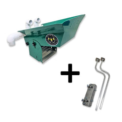 Prospectors Dream Gold Highbanker 8" High Banker Hopper + Rear Leg Mount 8" Highbanker Hopper for Sluice Box | Gold Mining Equipment