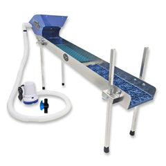 Prospectors Dream Gold Highbanker Micro-Mini - 18" Legs & Pump 6X42 Highbanker Sluice Box with Double Dream Mat | Gold Mining Equipment