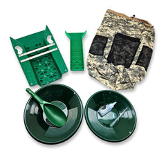Prospectors Dream Gold Pan Kit 9-Piece Expedition Gold Prospecting Kit