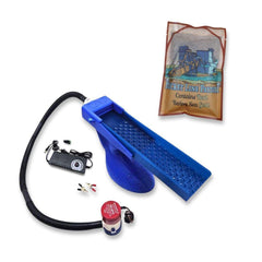 Prospectors Dream Gold Sluice Box Blue / Blue + Bucket Line The Boss Clean Up Sluice Kit - Micro (2nd Gen) + Bering Sea Paydirt