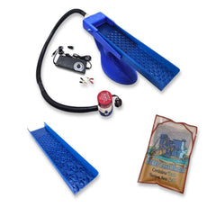 Prospectors Dream Gold Sluice Box Blue Combo/Micro + Bucket Line Value Bering Sea Paydirt Bundle - The Boss Clean Up Sluice Kit - Combo + Micro