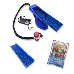 Prospectors Dream Gold Sluice Box Blue Combo/Micro + Surf Crawler Value Bering Sea Paydirt Bundle - The Boss Clean Up Sluice Kit - Combo + Micro