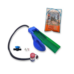 Prospectors Dream Gold Sluice Box Blue / Green + Rocker Box The Boss Clean Up Sluice Kit - Micro (2nd Gen) + Bering Sea Paydirt
