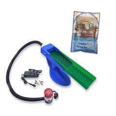 Prospectors Dream Gold Sluice Box Blue / Green + Surf Crawler The Boss Clean Up Sluice Kit - Micro (2nd Gen) + Bering Sea Paydirt