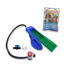 Prospectors Dream Gold Sluice Box Blue / Green + Surf Crawler The Boss Clean Up Sluice Kit - Micro (2nd Gen) + Bering Sea Paydirt