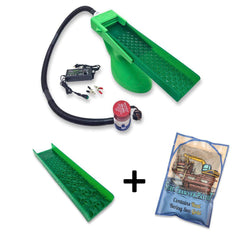 Prospectors Dream Gold Sluice Box Green Combo/Micro + Surf Crawler Value Bering Sea Paydirt Bundle - The Boss Clean Up Sluice Kit - Combo + Micro