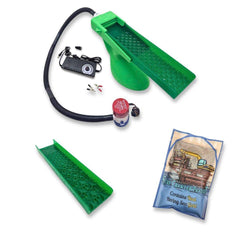 Prospectors Dream Gold Sluice Box Green Combo/Micro + Surf Crawler Value Bering Sea Paydirt Bundle - The Boss Clean Up Sluice Kit - Combo + Micro