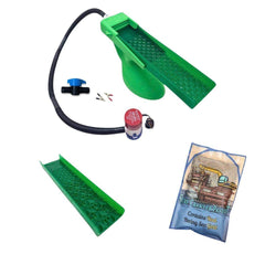 Prospectors Dream Gold Sluice Box Green Combo/Micro + Surf Crawler Value Bering Sea Paydirt Bundle - The Boss Clean Up Sluice Kit - Combo + Micro