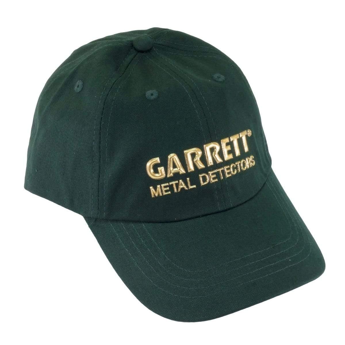 Garrett Green Baseball Cap with Metallic logo with textured gold color