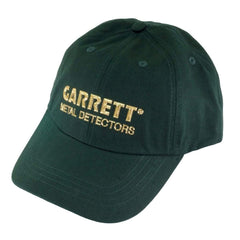 Garrett Green Baseball Cap with Metallic logo with textured gold color