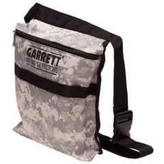 New Garrett Camo Canvas Metal Detecting Finds Pouch with Belt