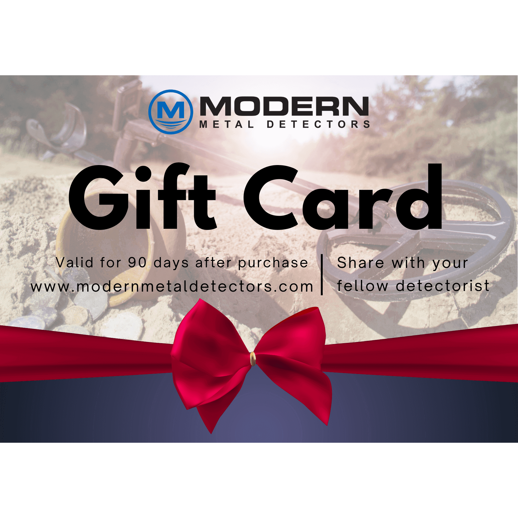 Modern Metal Detectors Gift Card Modern Metal Detectors Gift Card