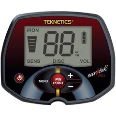 Teknetics Eurotek Pro Metal Detector with 11" DD Double-D Coil & 5 Year Warranty