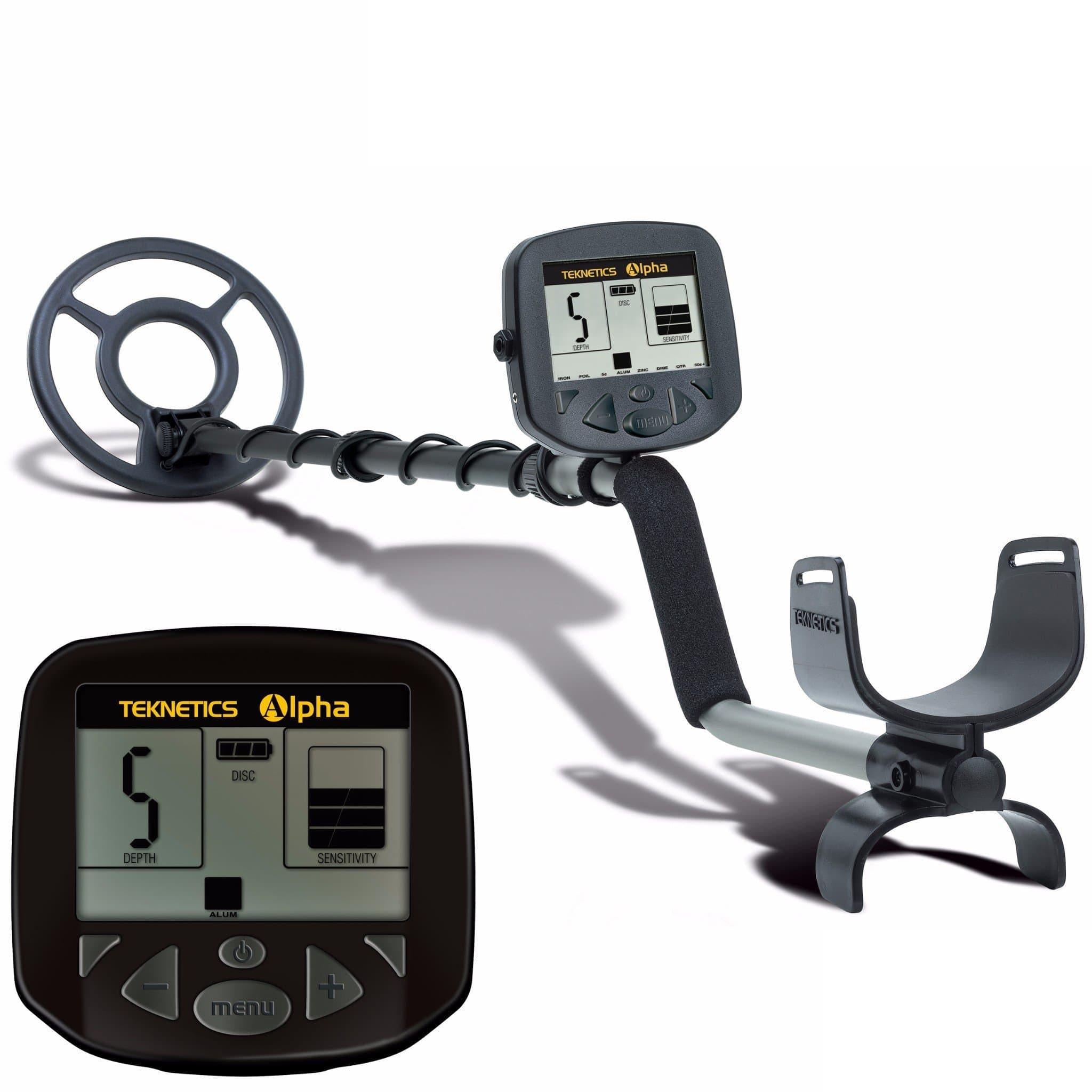 Teknetics Alpha 2000 Metal Detector with 8" Concentric Coil & 5 Year Warranty
