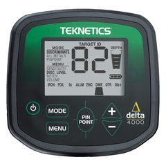 Teknetics Delta 4000 Metal Detector with 8" Concentric Coil & 5 Year Warranty