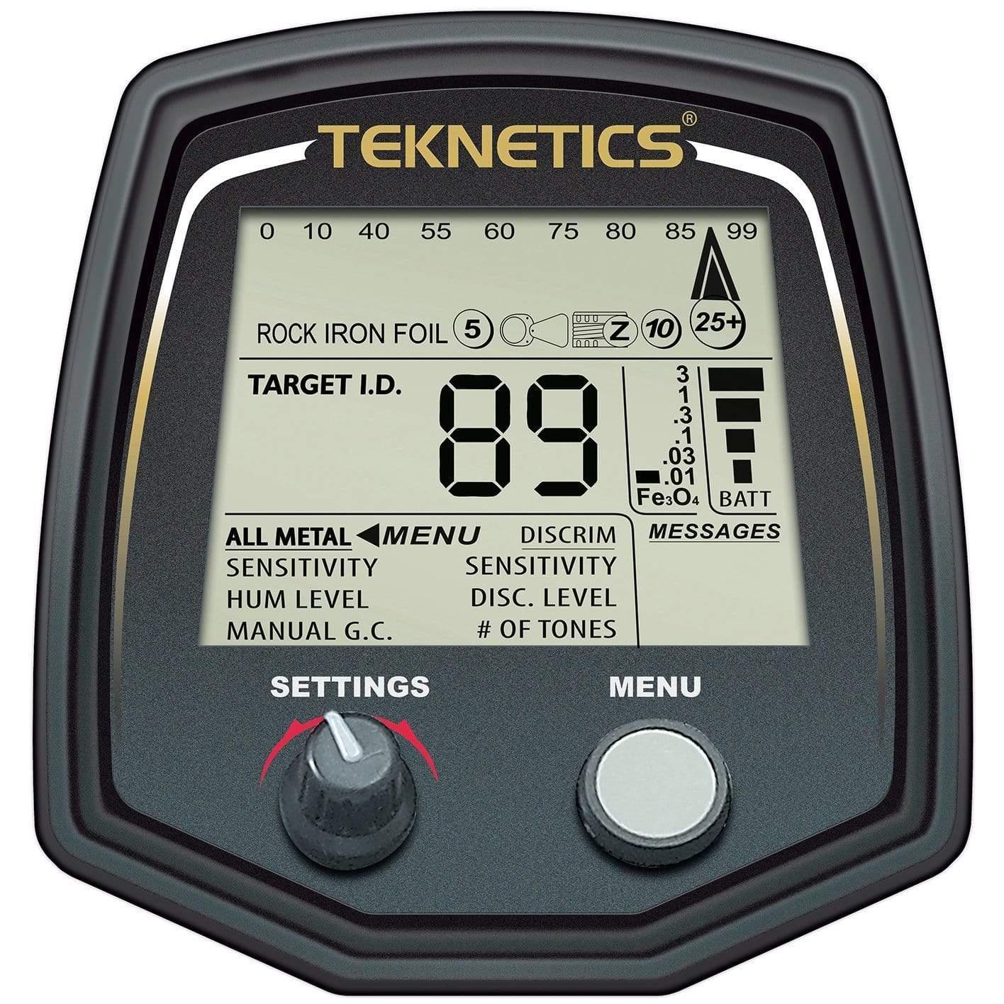 Teknetics T2 Classic Metal Detector with Waterproof 11" Coil and 5 Year Warranty